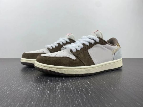 

mens shoesbasketball shoes low og rabbit brown sail men women sports sneakers dv1312-200 with original box size 36-46