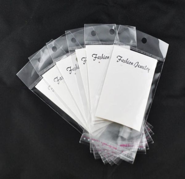 

whole 100 white earring display cards wself adhesive bags b093445472868, Pink;blue
