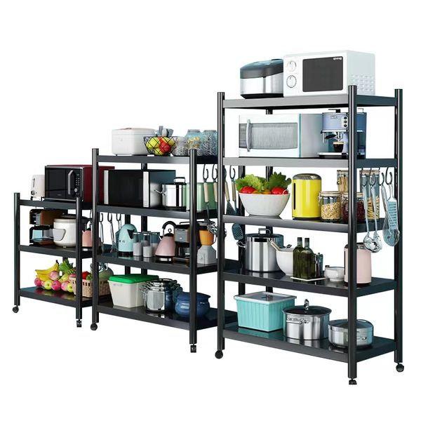 

multilayer microwave rack multifunctional oven pot rack storage rack