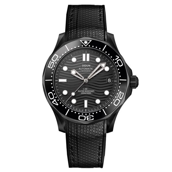 

300m seamaster luxury sports men s watch automatic mechanic stainless steel unidirectional rotary ceramic ring graduated time diving watch n, Slivery;golden