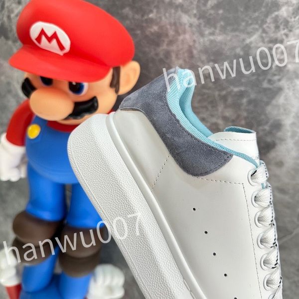 

luxurys quality designer sneakers calfskin casual shoes fashion reflective shoes men women sneaker vintage trainers leather, Black