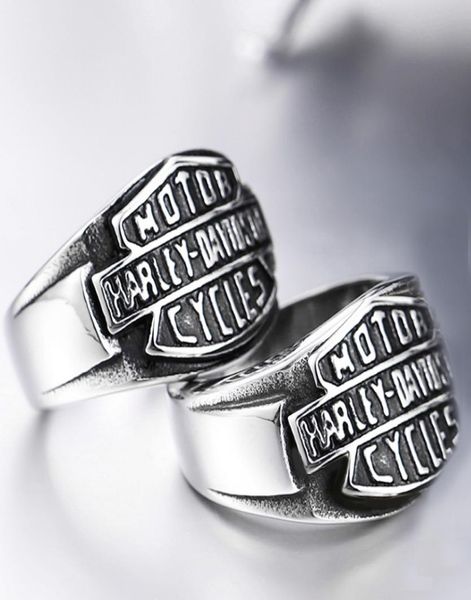 

euro american motorcycle rings whole mens rings davidson jewelry gift7566766, Silver