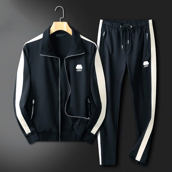 

mens tracksuits designer fashion brand men suit spring autumn men's two-piece sportswear casual style suits, Gray