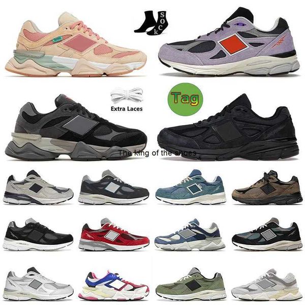 

box with 9060 running shoes nb 990 v3 jjjjound navy 990v3 miusa teddy santis sea salt designer sneakers nb9060 joe freshgoods penny c oo, Black