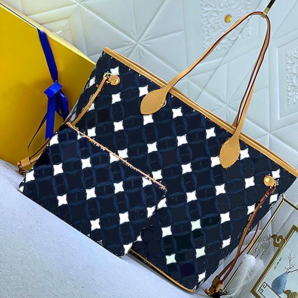

jacquard m40995 shopping bags women large capacity totes bag fashion old flower alphanumeric shoulder bag internal zipper pocket tote two in