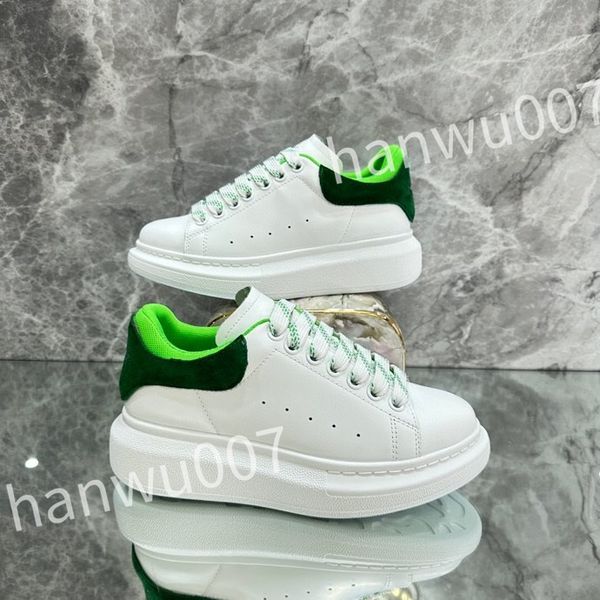

new designer sneakers calfskin casual shoe fashion reflective shoes men women sneaker vintage trainers leather, Black