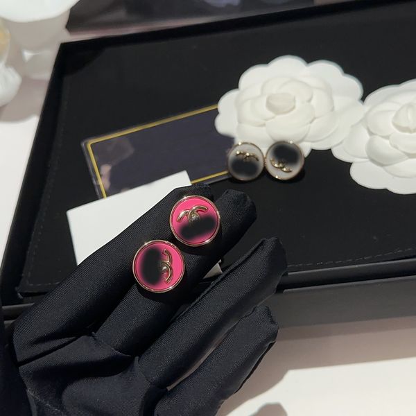 

designer earring 18k gold plated pearl luxury double letters stud chain geometric crystal wedding party jewerlry, Silver