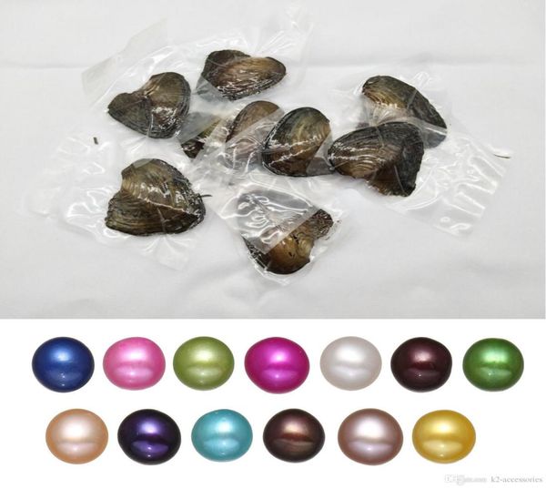 

fancy gift akoya love freshwater shell pearl oyster 68mm mixed colors pearl oyster with vacuum packaging1584209, White