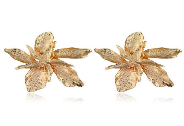 

europe and the united states exaggerated multilayer alloy flower earrings female fashion autumn and winter earrings bohemian6198707, Silver