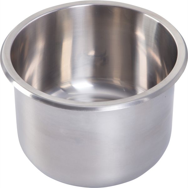 

stainless steel round sink 300x130mm polished rv caravan camper boat gr-532b
