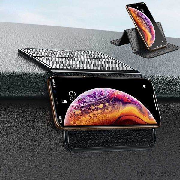 

car holder car phone holder universal multifunction nano rubber pad car mount phone support non-slip mobile phone wall desk sticker r230626