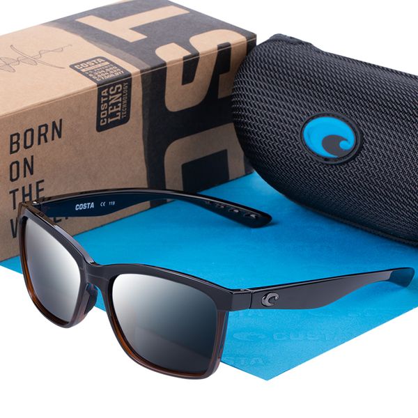 

fashion square sunglasses women mirror shades glasses costa brand polarized sunglasses female travelling anaa eyewear, White;black