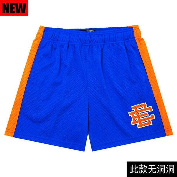 

2022 summer casual eric emanuels ee basic shorts fashion skyline fitness sweatpants gym workout mesh sports for men x7pe, White;black
