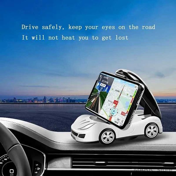 

car holder 360 degree car mobile phone holder model ornaments support car gps dashboard bracket for phone r230626