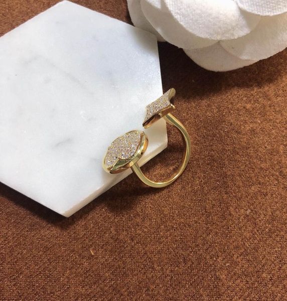 

fashion cz rings bague anillos for women engagement wedding jewelry couple style lover gift with box nrj8585974, Golden;silver