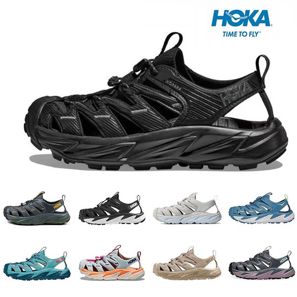 

2023 hoka one one hopara designer sandals mens hokas slippers slides triple black white oxford tan orange blue men women pantoufle hiking sa