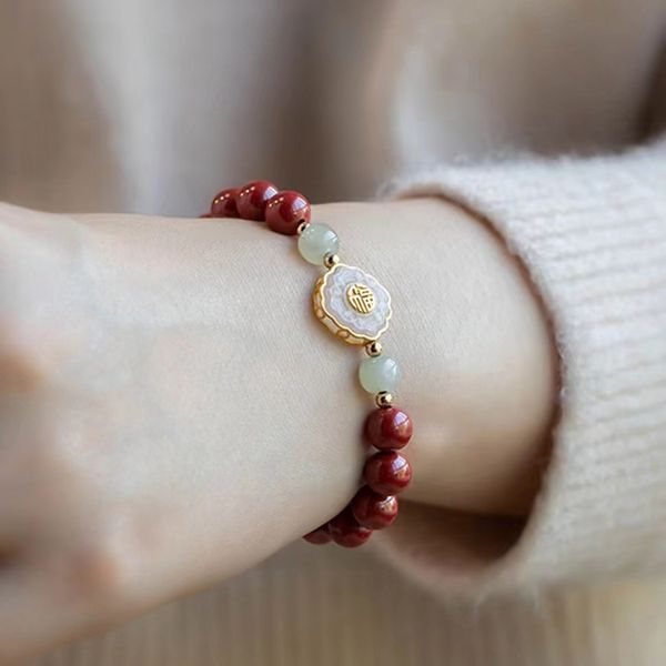 

safety lock jade lucky necklace female small design chinoiserie style white jade marrow longevity lock pendant gift for girlfriend, Silver