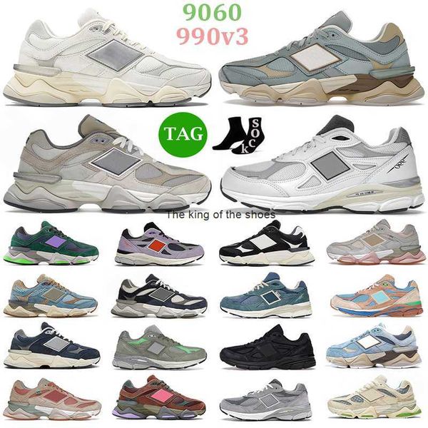 

new 9060 990 running shoes men women 2002r pack pink 9060sblue haze sea salt rain cloud grey light blue bricks wood 990v3 mens trainers outd, Black