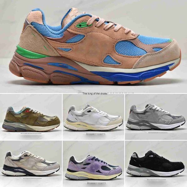 

running shoes m990 990 sneakers for men mens women reflective sports shoe trainers man training athletic sneaker black grey suede upper rubb