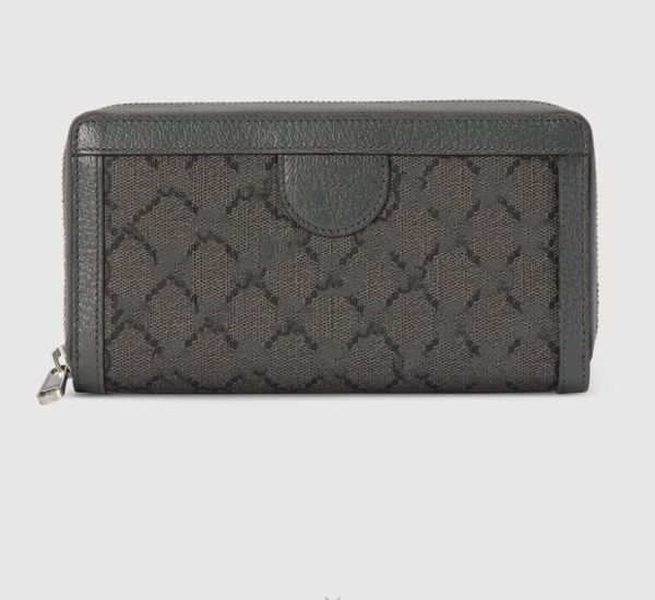 

decorated with interlocking letters long full-zip wallet women's 706844