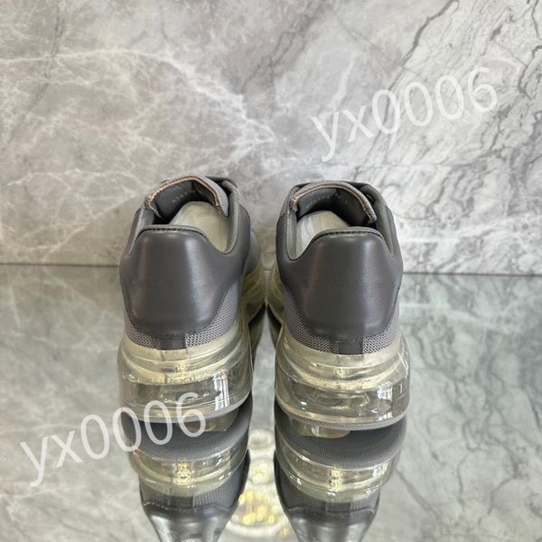 

2023 new luxury designer mens womens casual shoes genuine leather low- sneakers lace up trainers comfortable outdoor runner sneaker, Black