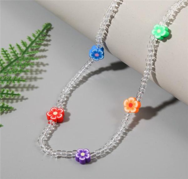 

retro fashion baroque pearl necklace chokers european smiling face beaded necklaces for women gift handmade clavicle chain jewelry1742122, Silver