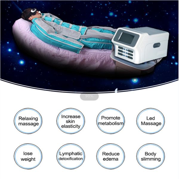 

air pressure infrared ems presoterapia pressotherapy lymphatic drainage machine