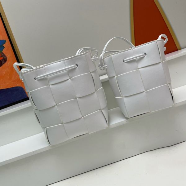 

7a luxury woven bucket bag designer handbag ladies shoulder bag leather fashion tote bag crossbody bags new