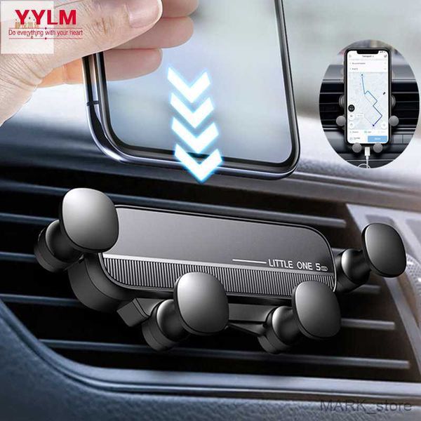

car holder gravity car phone holder air vent mount cell phone holder in car mobile support for universal gps stand r230626