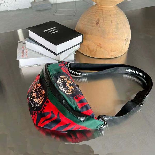 

2023 new fashion trendy oxford cloth chest bag waist bag casual crossbody bag men's and women's versatile casual bag 091-6