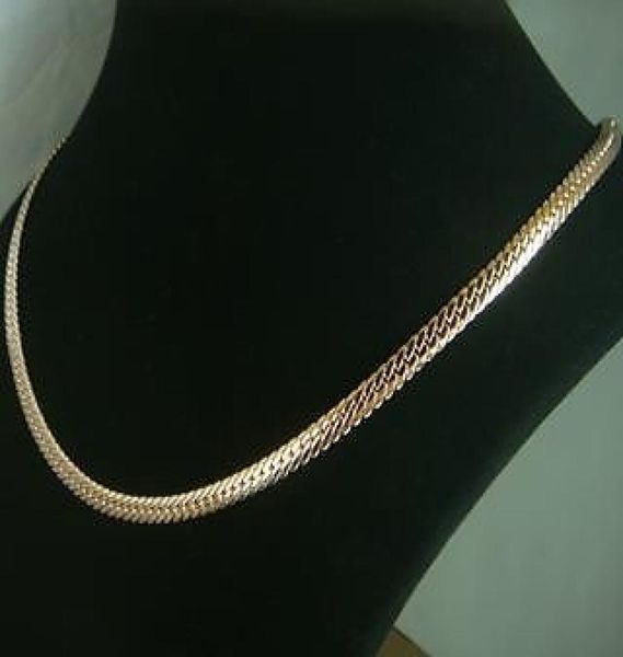 

14k 14ct rose gold filled chain necklace n13801239474286, Silver