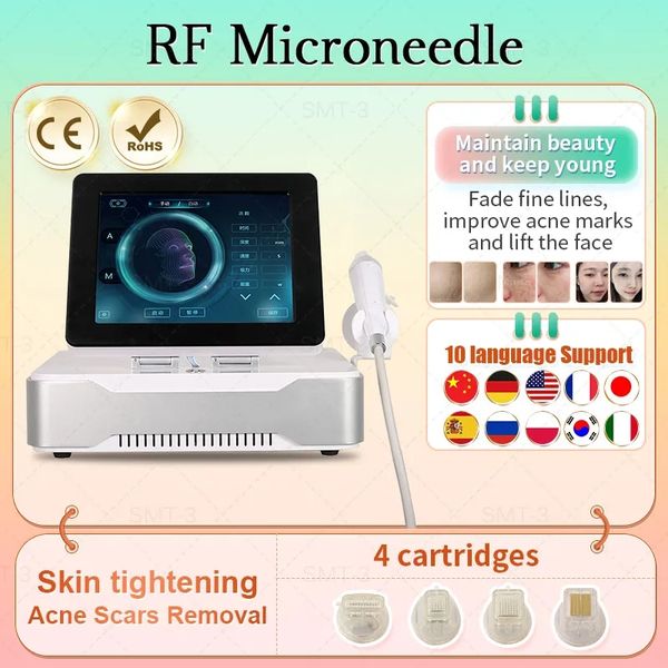 

new wrinkle remover rf microneedle machine fractional rf microneedling face lift anti-aging machine for salon or home