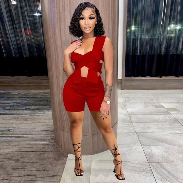 

combo bandage two piece outfits for women summer sets clothes matching sets crop and shorts sets womens outfits club outfits