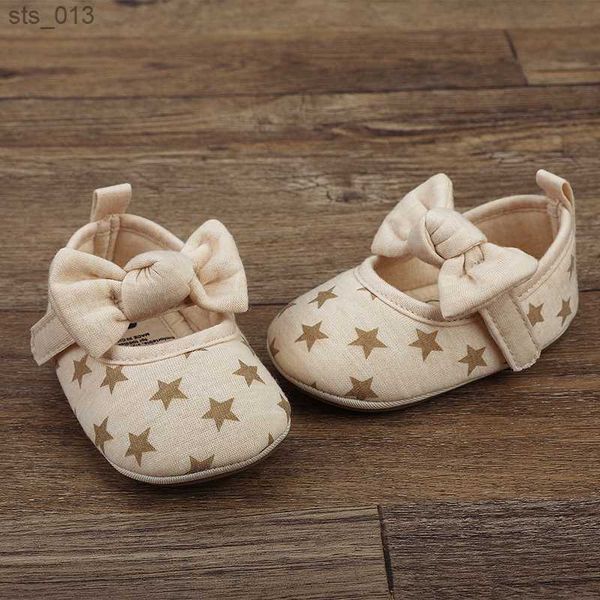 

baywell baby girls cotton shoes heart star print spring autumn toddlers prewalkers cotton shoes infant soft bottom first walkers l230518
