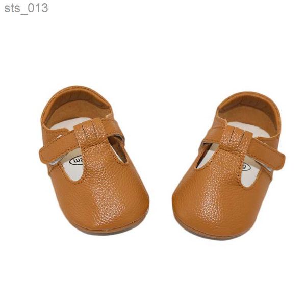 

spring autumn new baby girls genuine leather shoes princess shoes soft tpr sole first walkers solid color prewalkers moccasins l230518