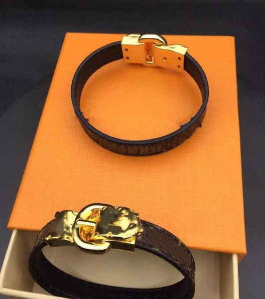 

design jewelry 316l stainless steel jewely love lock v bracelets bangles leather bracelets for womenmen jewelry8906030, Black