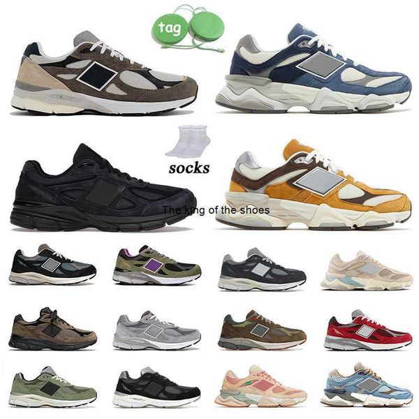 

running mens shoes jjjjound 990v3 miusa blue olive workwear trainers 9060 natural nb 990 v3 men women kith steel blue outdoor, Black