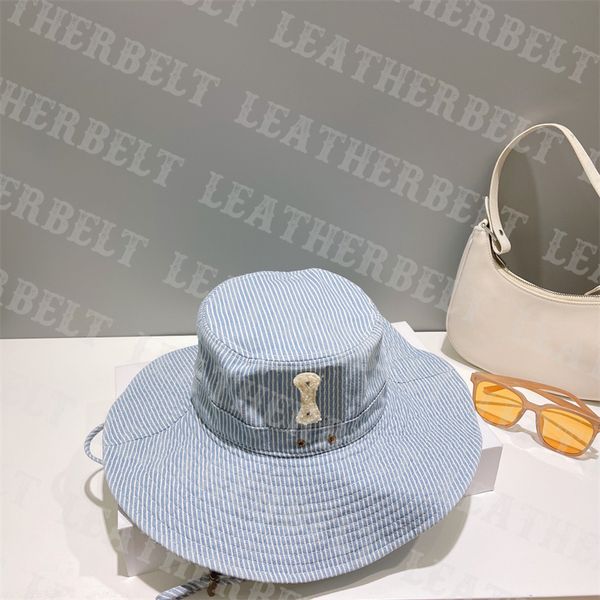 

outdoor wide brim hat women men fisherman cap summer vacation beach hats jacquard letter sun protection bucket hats, Blue;gray