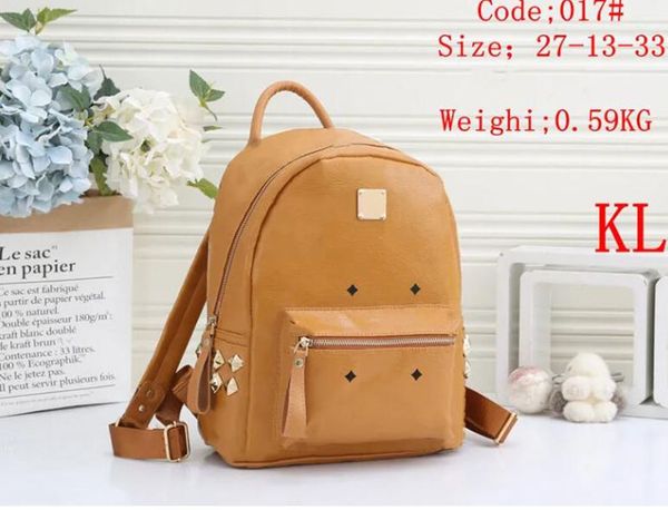 

school messenger backpack leather luxury shoulder bag backpack designer wallet women men classic women handbag fashion f