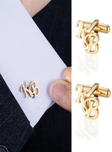 

personalized letter name cufflinks mens jewelry gifts customize names cuff links buttons initials letters wedding cufflink groom 28008172, Silver