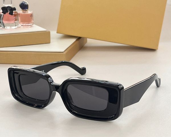 

fashion trendy designer 40101 sunglasses for women vintage unique stereo acetate rectangle shape glasses outdoor avant-garde style uv protec, White;black