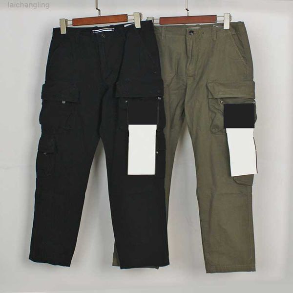 

men's jeans toney designer island four-pocket washing machine can side label cargo pants tide stone sweatpantskmk5, Black