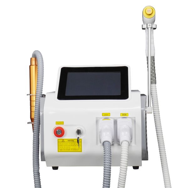 

portable 1000w 2 in 1 diode laser hair removal machine permanent hair removal tattoo removal salon beauty laser epilator