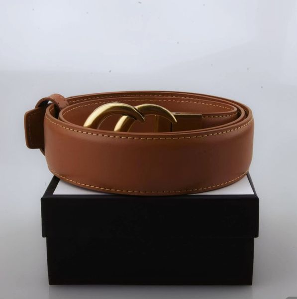 

luxury designer belt classic solid color gold letter belts men for women designers vintage pin needle buckle beltss 6colors size 95-125 good, Black;brown