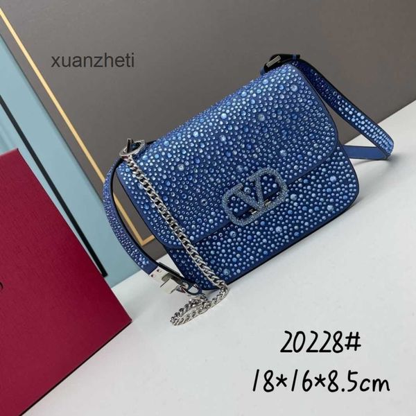 

valentino bags luxury handbag bag designer handbag beauty handmade women diamond flipped cover chain women's shoulder crossbody ia4z