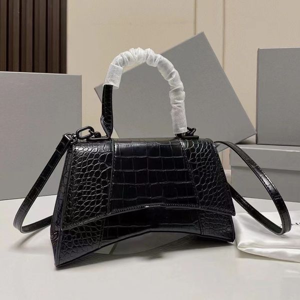 

hourglass bags real leather handbag women's crossbody tote bag size 23cm 19cm luxurys shoulder bags wallet