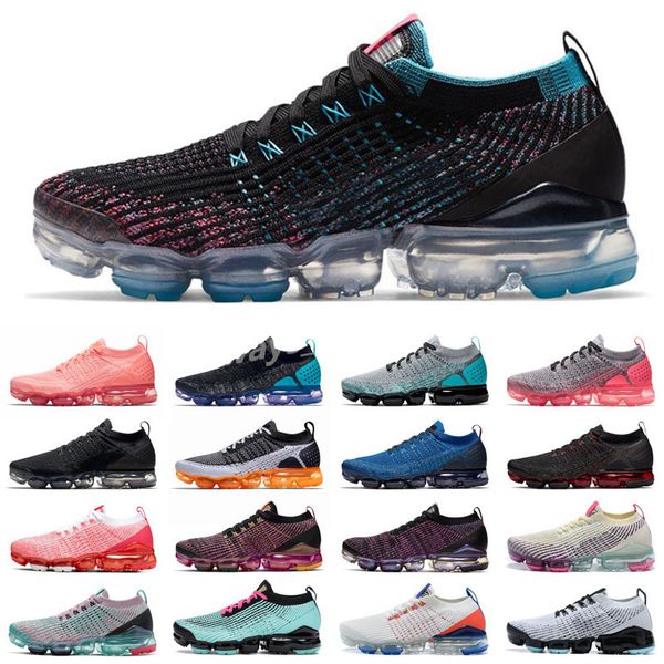 

2018 men running shoes fk designer fly anthracite knit cushion triple black day to metallic silver oatmeal chilly blue neon women trainers s