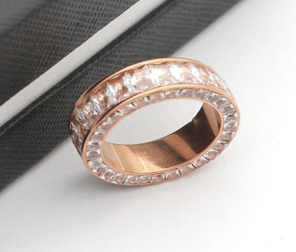 

fashion jewelry ring whole letter white explosion stone ring single row diamond ring gold trade rings women rings engagement r2190676, Silver
