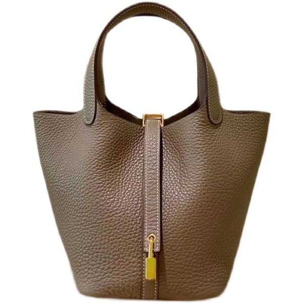 

wholesale designer h ormes totes handbags vegetable basket bag genuine leather 2023 new bucket large capacity handheld bridal korean cowhide
