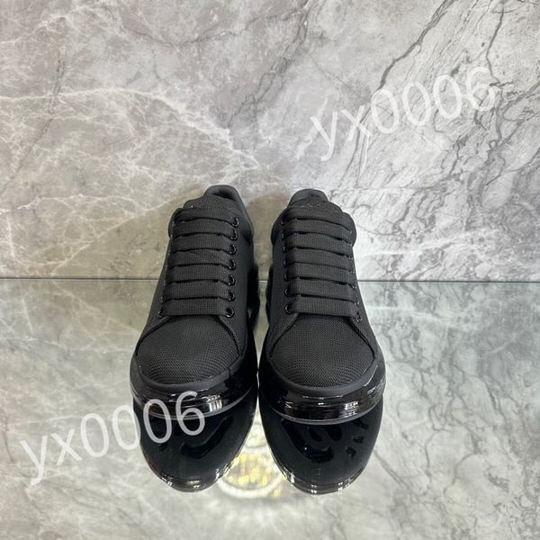 

designer mens womens casual shoes genuine leather low- sneakers lace up trainers comfortable outdoor runner sneaker, Black